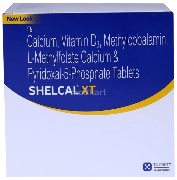 shelcal xt tablet 15's